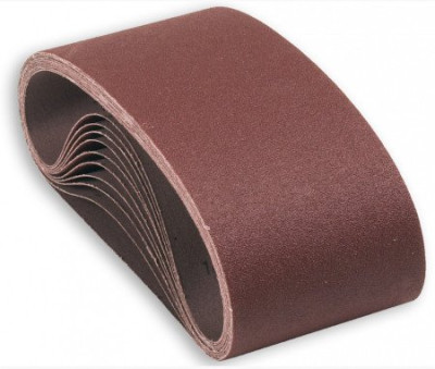 Bande abrasive 100 x 552 mm grain 100 pour ponceuse à bande courte A.T.I
