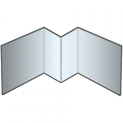 Angle intérieur CEDRAL LAP aluminium gris AR2 3000 C05