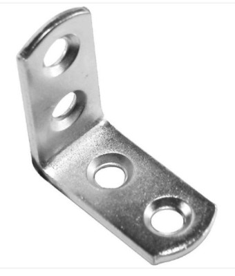 Équerre de chaise 60 x 60 mm zinc blanc COFALOG