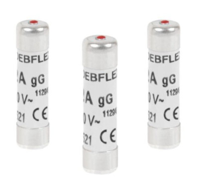 Sachet de 3 fusibles 8,5 x 31,5 20 A 380 V NF DEBFLEX