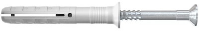 Cheville à frapper N 10 x 135/85 S à collerette fraisée et clou en acier électro-zingué boite de 50 - FISCHER - 50347