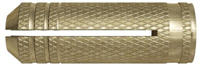 Cheville laiton MS 5 x 18 pour vis à pas métriques boîte de 100 - FISCHER - 26425