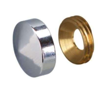 Cache-vis diamètre 22 laiton chromé 971.4 INTERGES.COM