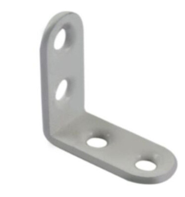 Équerre de chaise acier blanc 30 x 30 x 14 51829 INTERGES.COM  