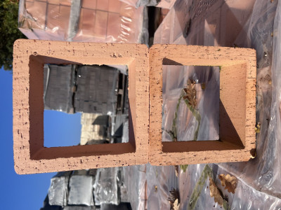 Claustras carré Montlouis 20 X 20 X 9 cm - Rairies Montrieux