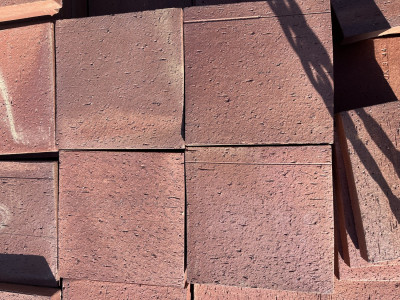 Carreaux Terre Cuite Rabelais tordus 16 X 16 X 3 cm - Rairies Montrieux