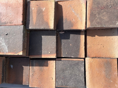 Carreaux Terre Cuite  Pied de four 16 X 16 X 2,3 cm - Rairies Montrieux