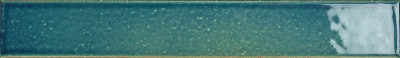 Plaquette de parement email vert cosmos 6 X 22 X 1,2 cm - Rairies Montrieux