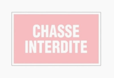 Plaque 330 x 200 mm « Chasse interdite » NOVAP 4160122