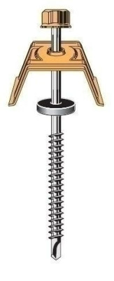 FIXATION 3en1 P5 6,3x75 PAQUET DE 100 RAL 5008 JORIS IDE