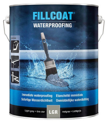 Peinture FILLCOAT pour réparation d'étanchéité 5L gris foncé - RUST-OLEUM - 25.DGR.5