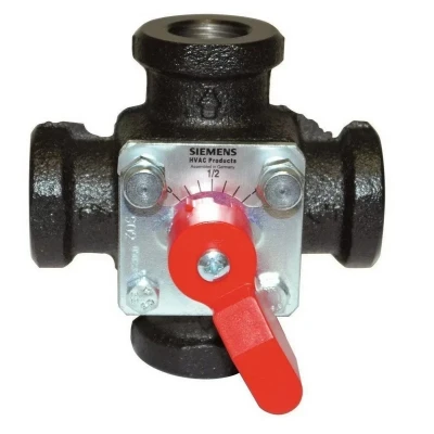 VANNE SECTEUR TARAUDEE 4 VOIES 3/4 SIEMENS