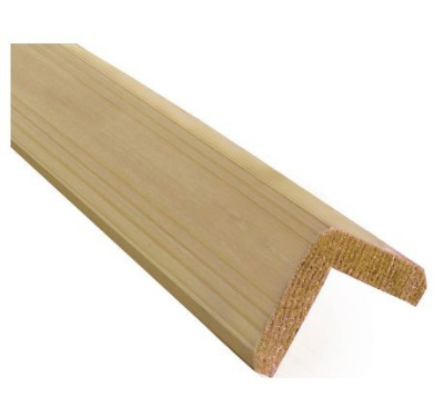 Cornière d’angle bois nordique 58 x 58 traitée classe 3 verte longueur 2,70 m PLF SCA WOOD FRANCE GROUPE ISB