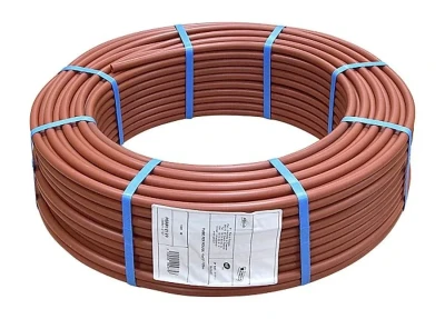 Couronne 50m tube PER Nu 20X25X2,3 ROUGE