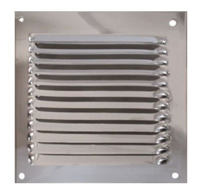 Grille d’aération inox 100 x 100 QUINOA-RESIDENTIEL (DMO) 97003