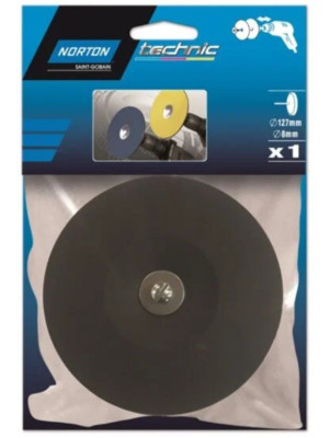Plateau de ponçage pour perceuse 125 x 12 mm tige 6 mm SAINT GOBAIN ABRASIFS