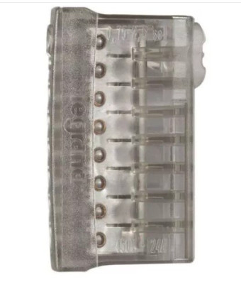 Raccord automatique 3 bornes NYBLOC 8F gris SFGP  SONEPAR