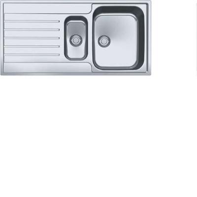Evier INOX ARGOS AGX 251, 1 cuve 1/2 R70, avec égouttoir réversible 666409 FRANKE