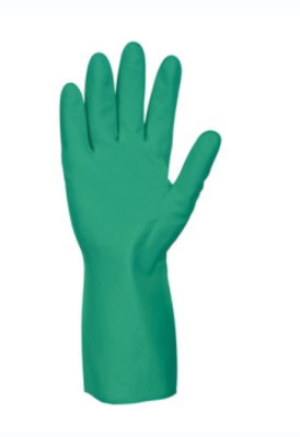 Gants nitrile verts floqués 30 cm taille 9 NIT1509 SINGER FRERES  