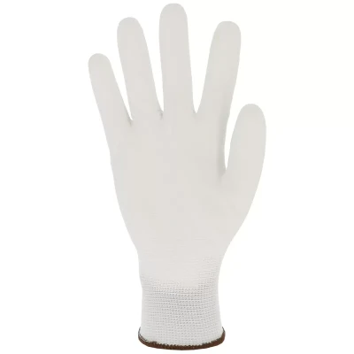 Gants nylon blancs enduction PU taille 10 CNYM713PU10 SINGER FRERES
