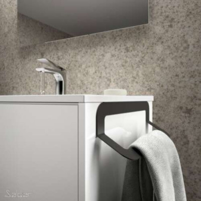 Porte serviette MINIMAL noir 86182 SALGAR