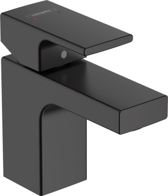 Mitigeur lavabo Vernis Shape 70 CoolStart avec tirette et vidage synthétique Noir mat 71593670 HANSGROHE