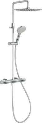 Colonne de douche METRO thermostatique chromé avec tablette E26589-CP JACOB DELAFON