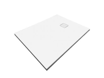 Receveur de douche FITEO à poser ou à encastrer extraplat PN24 et recoupable épaisseur 26 mm 140x90 cm blanc 801490 PELLET