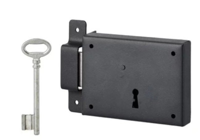 Serrure en applique pour porte de toilettes 110 x 80 gauche 1 clé THIRARD