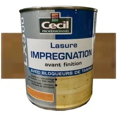 Lasure d’imprégnation LX500 teinte chêne pot 1 L CECIL PROFESSIONNEL
