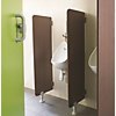 Écran urinoir classique, 1000x330, avec pied 100 mm, stratifié blanc 33.002.00002.B070N SANITEC
