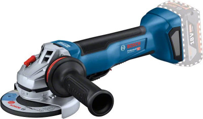 Meuleuse d'angle 18 V GWS 18V-10 P Professionnal 125 mm (sans batterie ni chargeur) en carton BOSCH 06019J4100