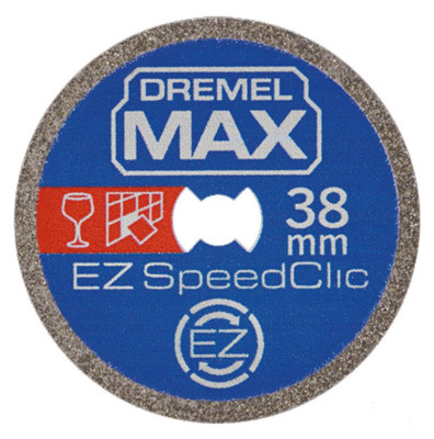 Disque à tronçonner MAX S545 diamant EZ SPEEDCLIC D38 mm DREMEL 2615S545DM