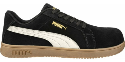 Chaussure de sécurité ESD S1PL, PUMA SAFETY, ICONIC BLK/GUM LOW, noire, 43