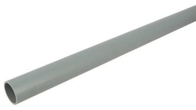Tube d'évacuation - PVC gris - épaisseur 3 mm - Ø 50 mm - Longueur 2 m NICOLL