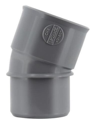 Coude mâle femelle 20° diamètre 40 mm UCH2 NICOLL