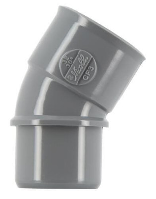 Coude mâle femelle 30° diamètre 32 mm UCF3 NICOLL