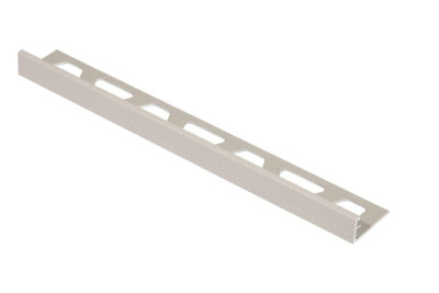 Profilé décoratif Schiene-TS en aluminium structurée ivoire hauteur 12,5 mm 2,5 m A125TSI SCHLUTER SYSTEMS