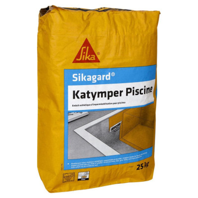 Enduit d'étanchéité pour piscine et bassin Katymper Piscine - ivoire - sac de 25 kg SIKA