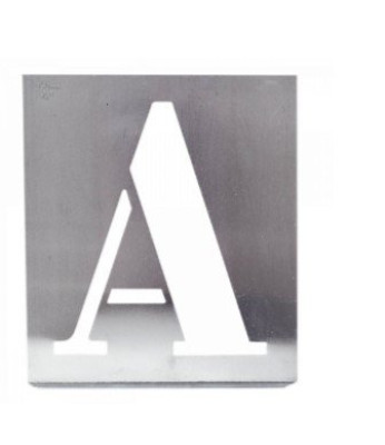 Vignette de jour alphabet hauteur 60 mm WILMART