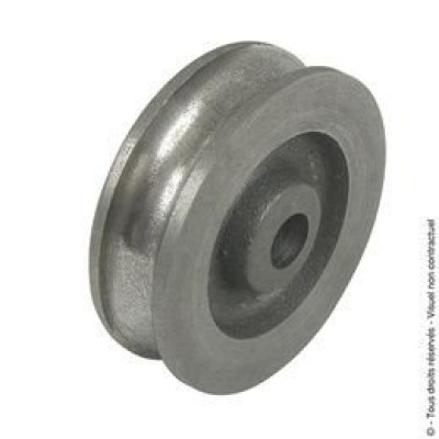 GALET FONTE GORGE RONDE 80 507232 EX ROLLINGER 574 TORBEL INDUSTRIE