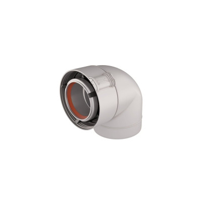 COUDE 80/125 ALU/PVC 90D UBBINK