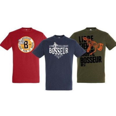 LOT DE 3 TEE-SHIRTS EDITION LIMITEE 2019 M BOSSEUR TSD CONFECTION