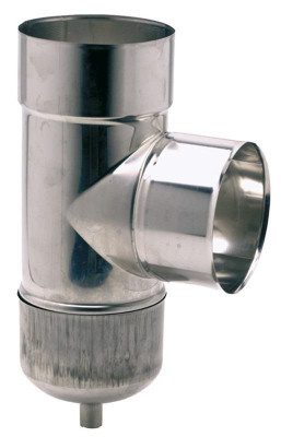 TE 90° ET PURGE INOX 230 TEN