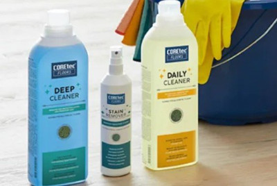 Kit entretien comprenant 3 produits : quotidien, intensif, détachant CORETEC