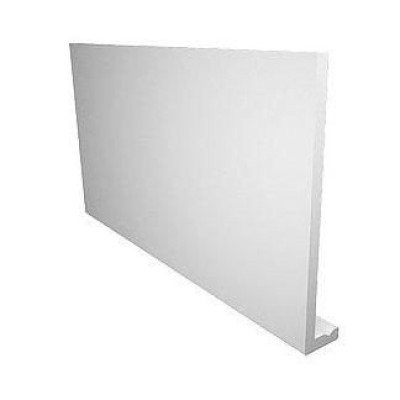 Bandeau de rive équerre PVC extra blanc 9x225x5000 mm FLP225 FREEFOAM
