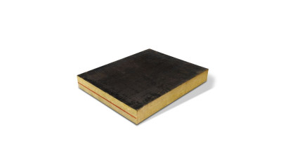 Laine de roche revêtue bitume Rockacier C Soudable 398 140 1,2x1,0m R=3,50 m².k/w ROCKWOOL