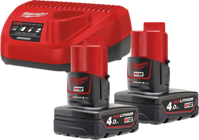 Pack NRJ 12V 4,0Ah Red Lithium système M12 4933459211 MILWAUKEE