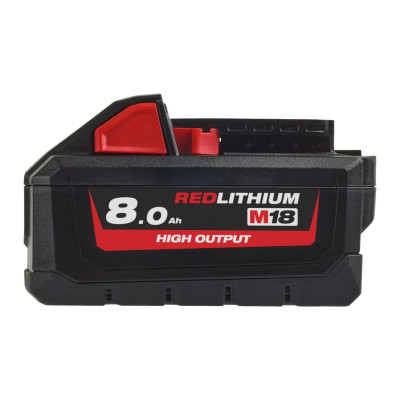 Batterie M18 HB8 18V 8,0Ah high-output red lithium système M18 4932471070 MILWAUKEE