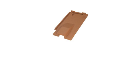 Tuile chatière 10cm² brun pour Vauban 2 Droite KOR MVBD8640 KORAMIC